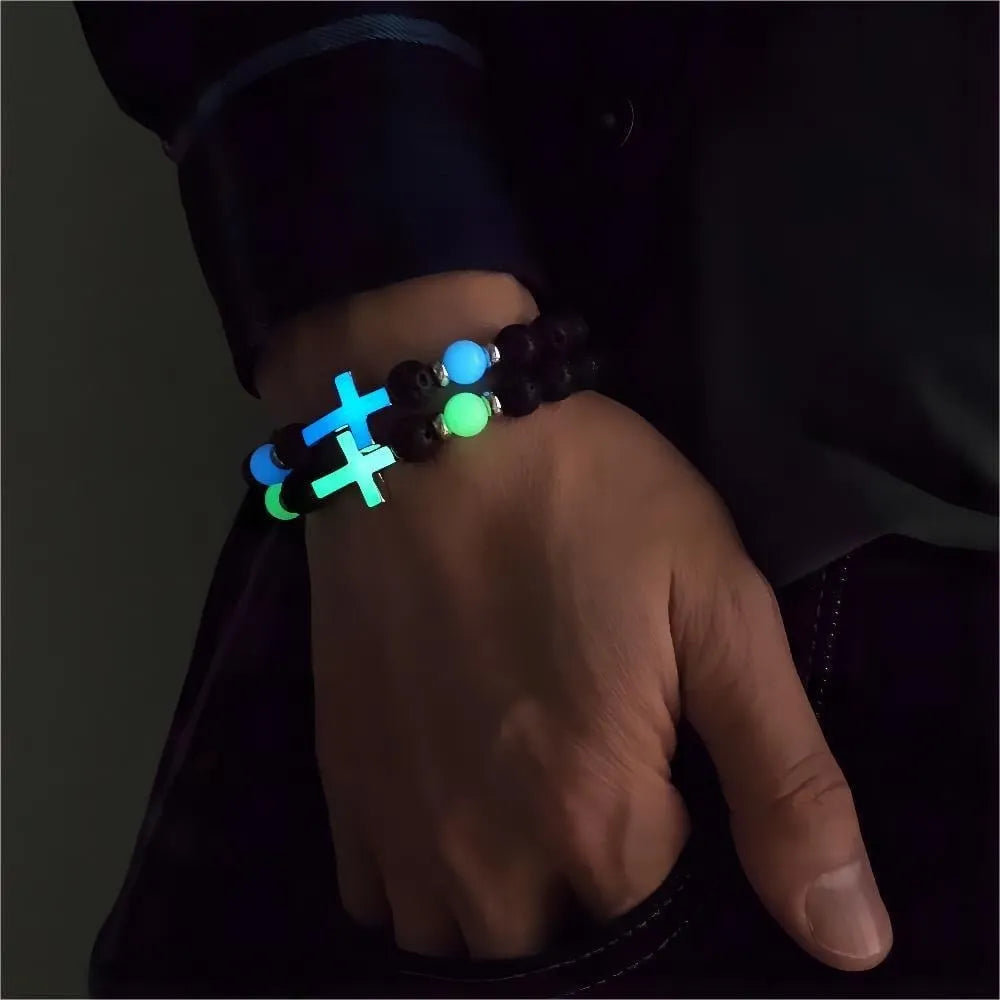 🔥Last 4 hours Sale: Save 50%-Volcanic stone luminous bracelet