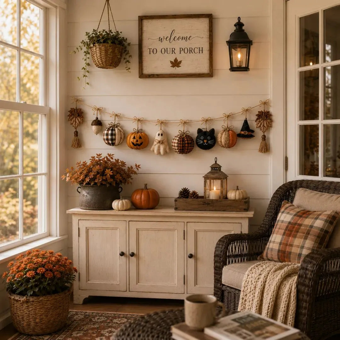 Cozy Fall Fabric Garland