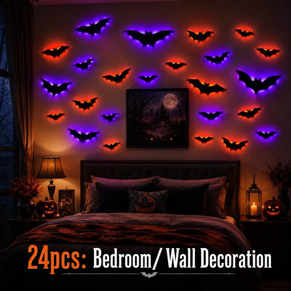 🎉 🦇 Halloween Sale: 3D LED Flying Bat Wall Decor – Create a Spooky Atmosphere in Minutes