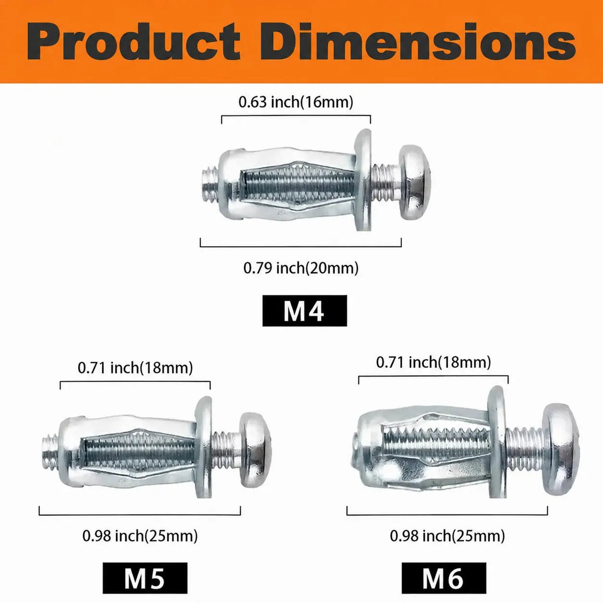 🎉 🔥🎁🔩  Button Rivet Locking Nuts Set
