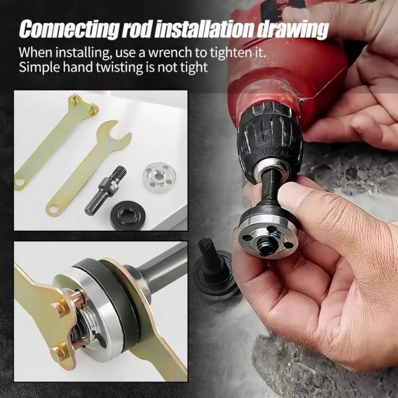 🔥HOT SALE🔥Conversion Angle Grinding Adapter Connecting Rod Kit for Electric Drill