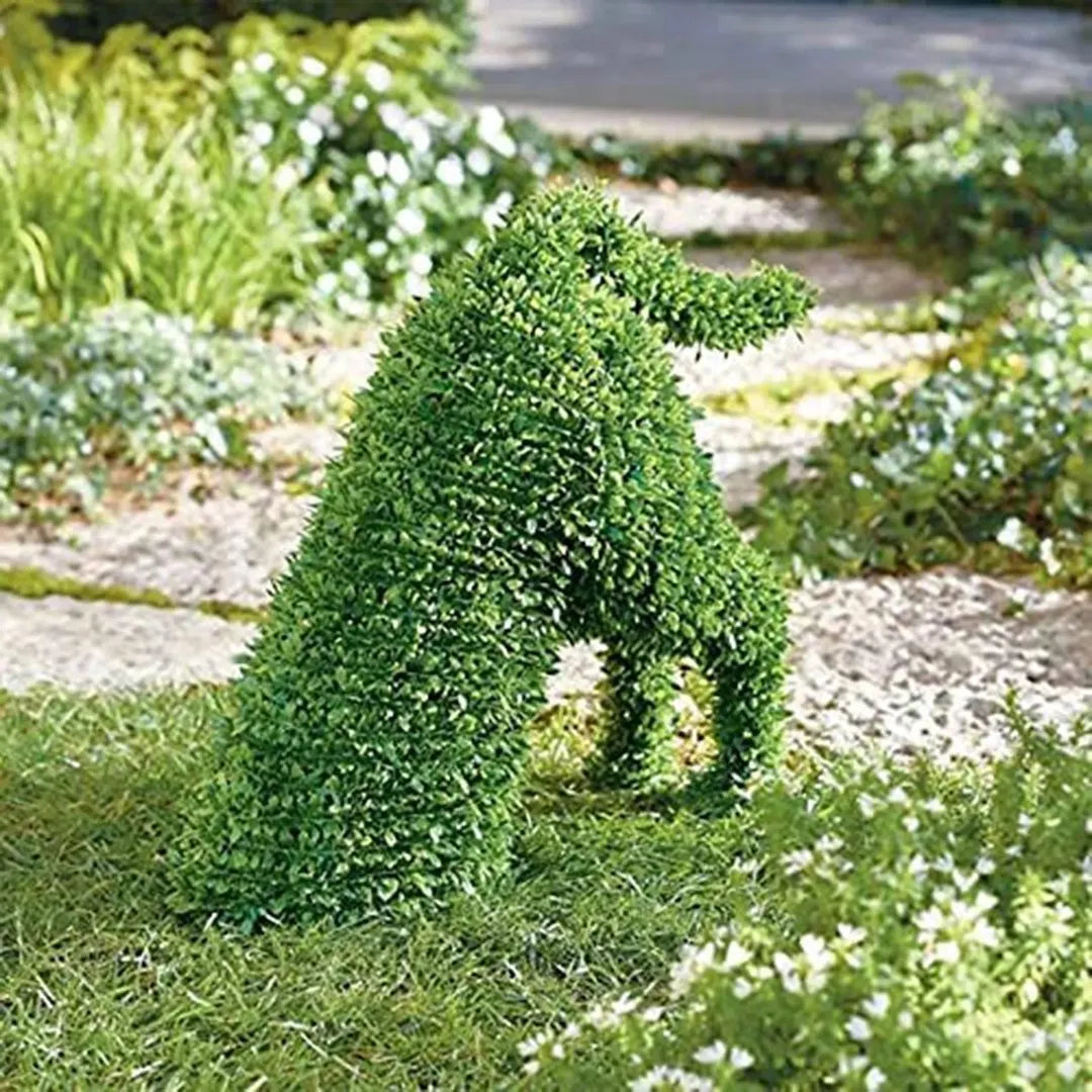Decorative Peeing Dog Topiary