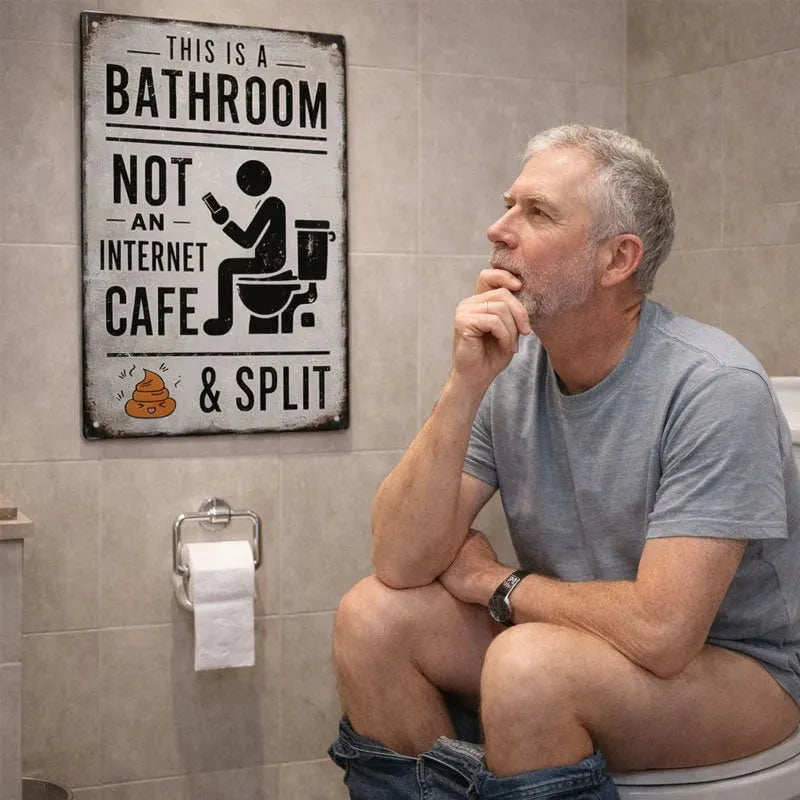 🔥Last Day 50% OFF - 🚽 This Is a Bathroom, Not an Internet Café