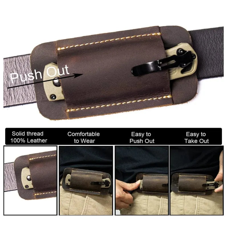Leather Knife Sheath for Belt
