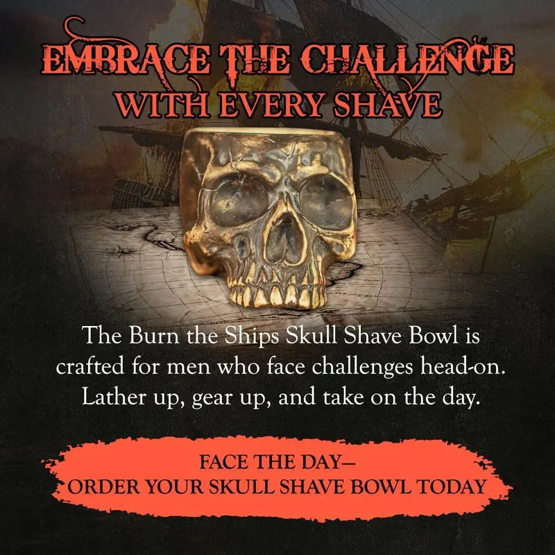 🔥Last 4 hours Sale: Save 50% - ☠️Handmade Skull Lather Bowl
