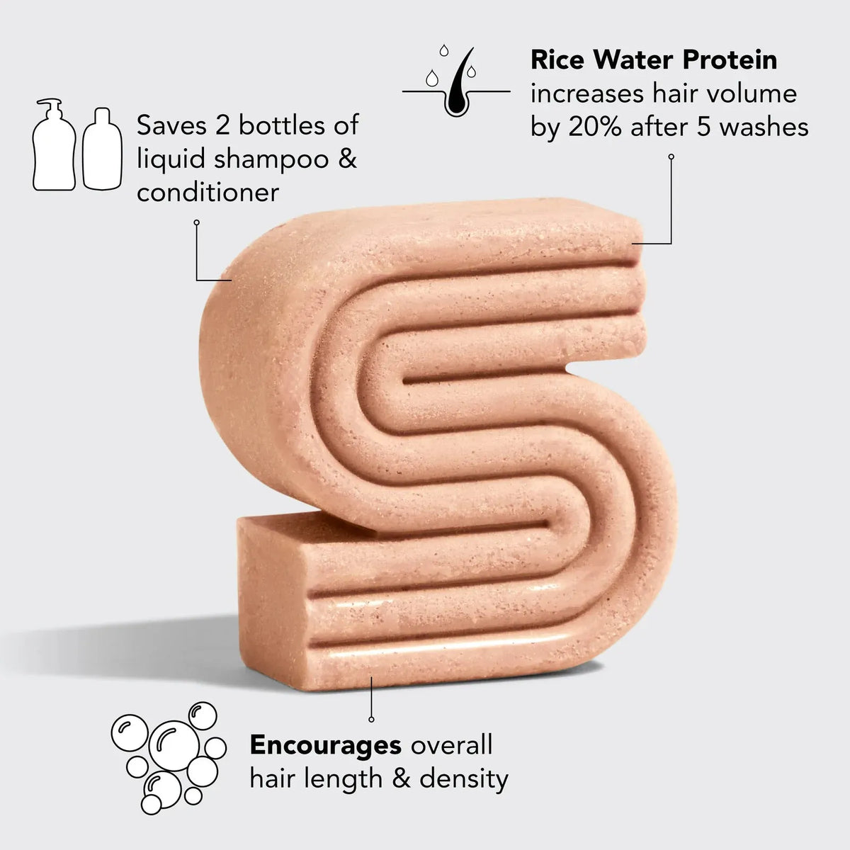 Rice Water Shampoo & Conditioner Combo For Hair Growth