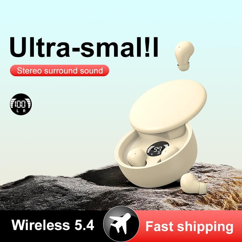 🎉Mini Invisible Headphones Bluetooth 5.4 True Wireless In-Ear Earphones