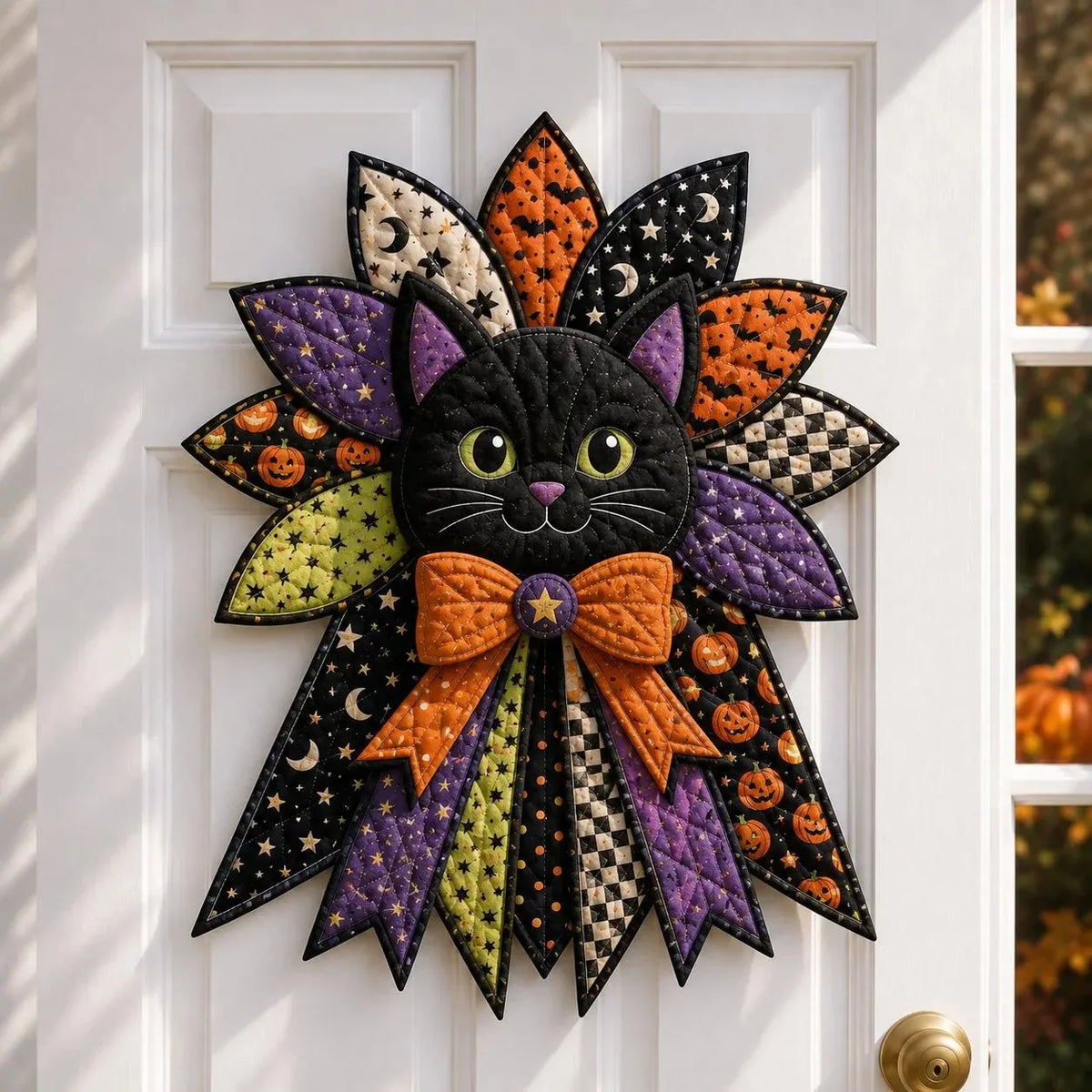 🔥HOT SALE🔥🎉🎃 Beginner-Friendly Oversized Halloween Character Quilted Door Hanger Sewing Kit | Complete Kit with All Tools & Step-by-Step Guide Included 💕