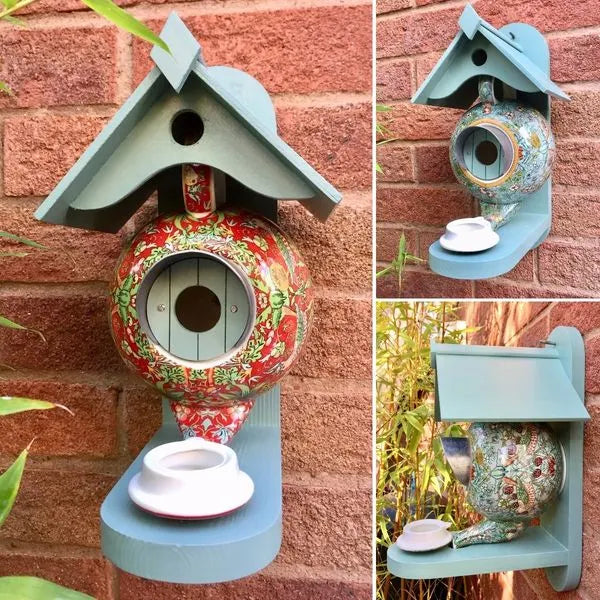 🐦Teapot Bird House and Feeder[ 🔥BUY 2 FREE SHIPPING🔥]