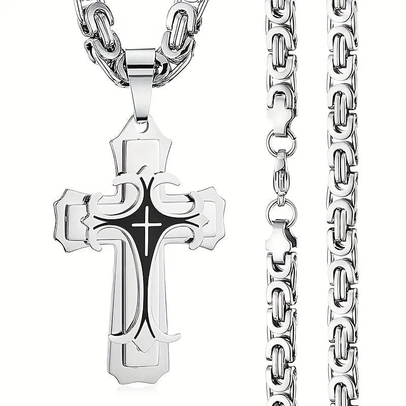 Men's Vintage Unique Cross Necklace