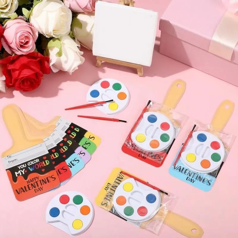 🎉Mini Watercolor Paint Sets For Valentines Day Gifts