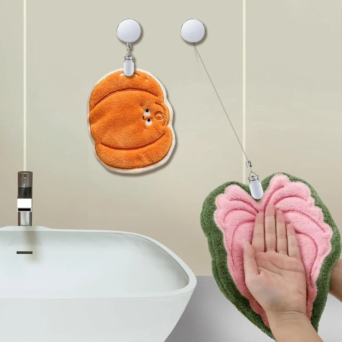 🔥HOT SALE🔥Retractable Towel Holder Clips