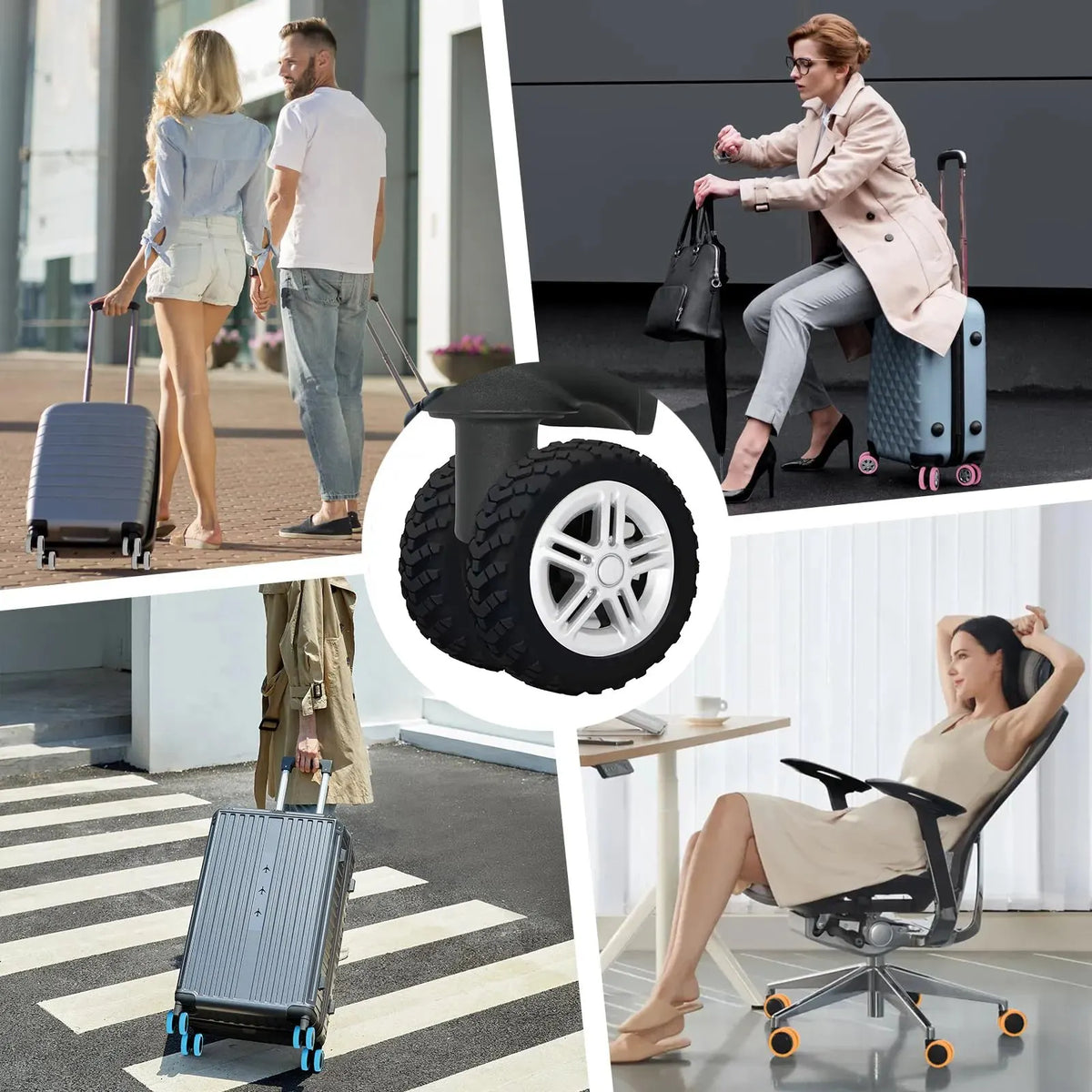 🔥 HOT SALE 🔥Luggage Suitcase Wheels Protection Covers