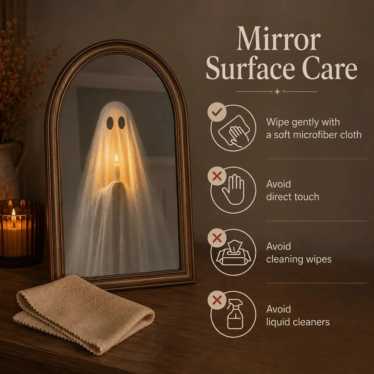 🎉 2026 Halloween Hologram Ghost Mirror