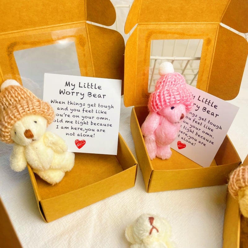 🔥Last Day: BUY 3 GET 1 FREE - 🎁Handmade Mini Plush Teddy Bear in Box