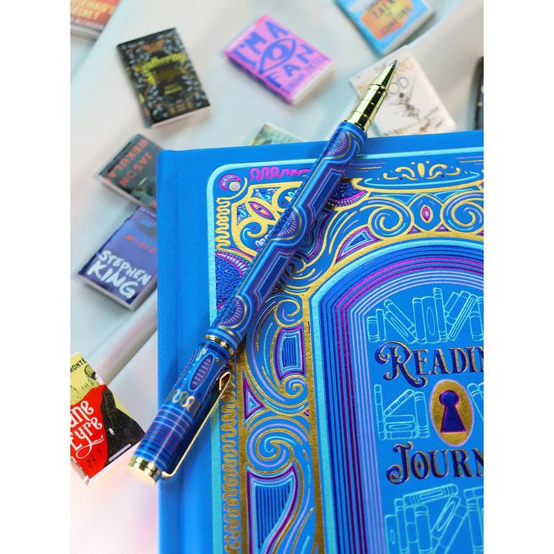 🎨📘The Cerulean Blue And Brown Reading Journal Bundle