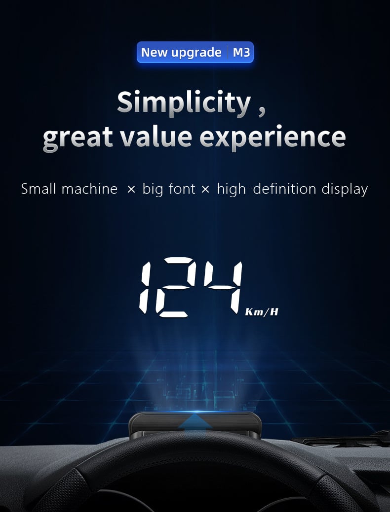 🎁New Year Hot Sale: HALF PRICE -OBD2 HUD Car Head Up Display Projector Speedometer
