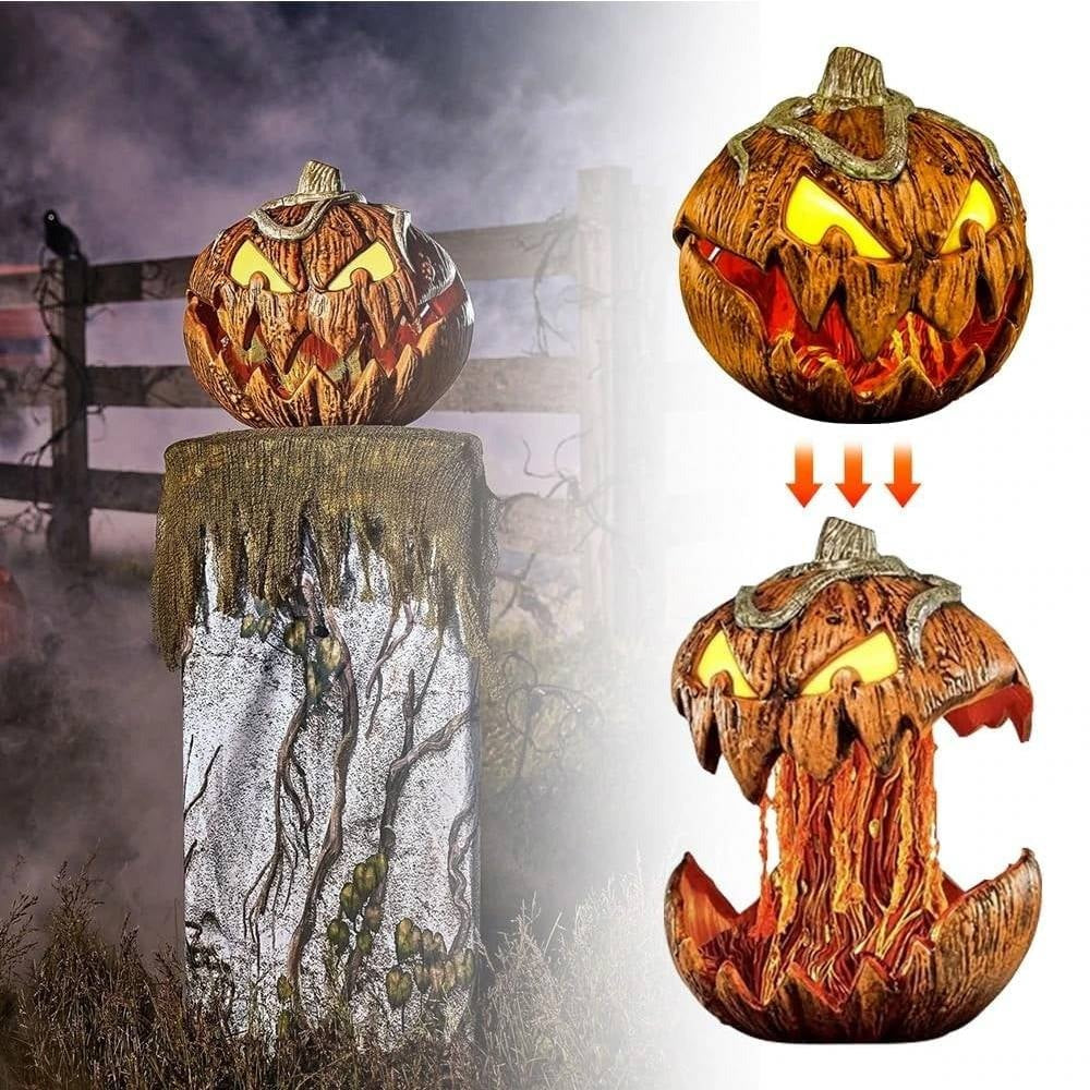 (🔥Halloween Hot Sale- 50% OFF) Halloween Scary Pumpkin Lights