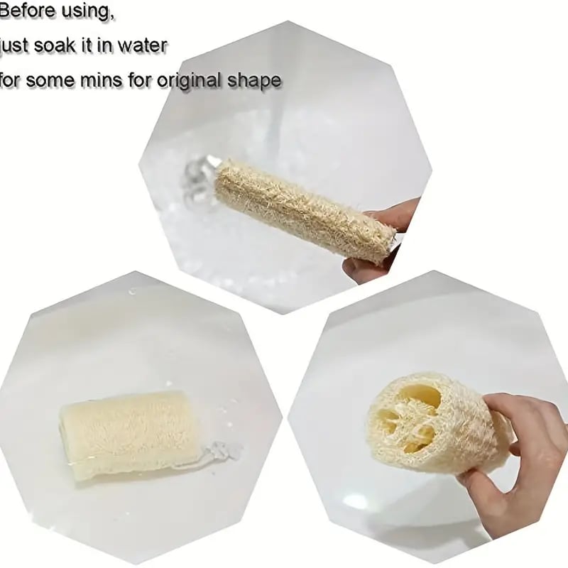 (New Year Hot Sale) Natural Loofah Sponge