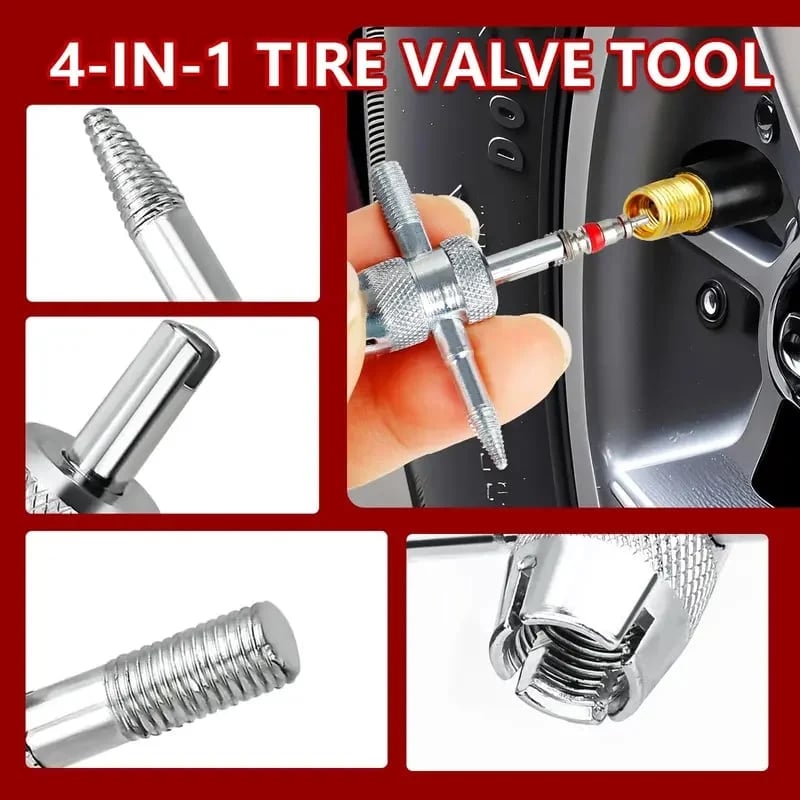 🎉 🚗 Quick Change Tire Valve Tool Kit