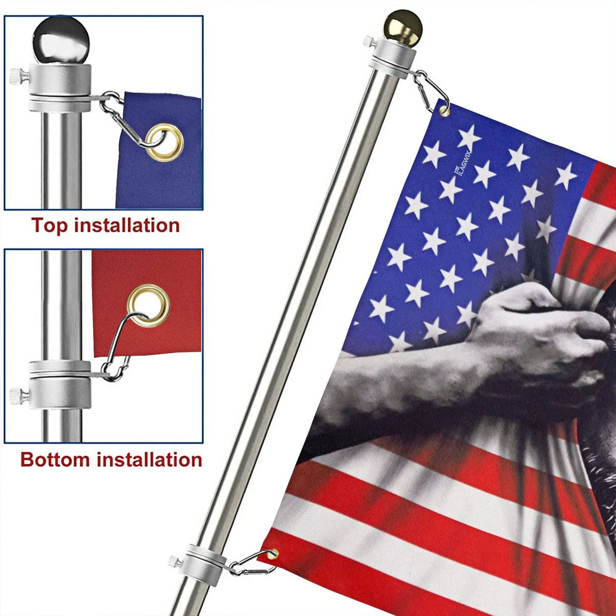 🔥Last 4 hours Sale: Save $20 -✨Patriotic American Flags