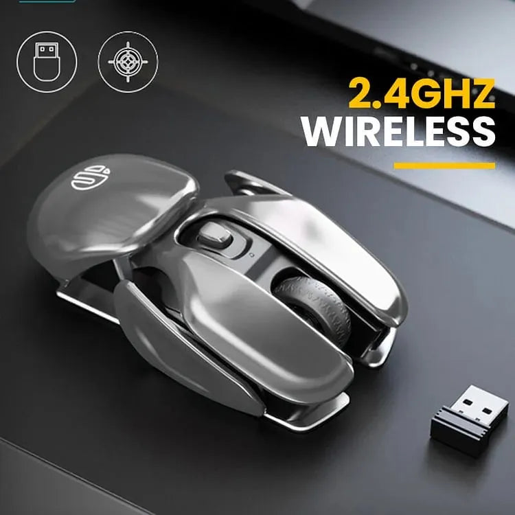 🔥LAST DAY 49% OFF🔥Wireless Ergonomics Metal Mouse