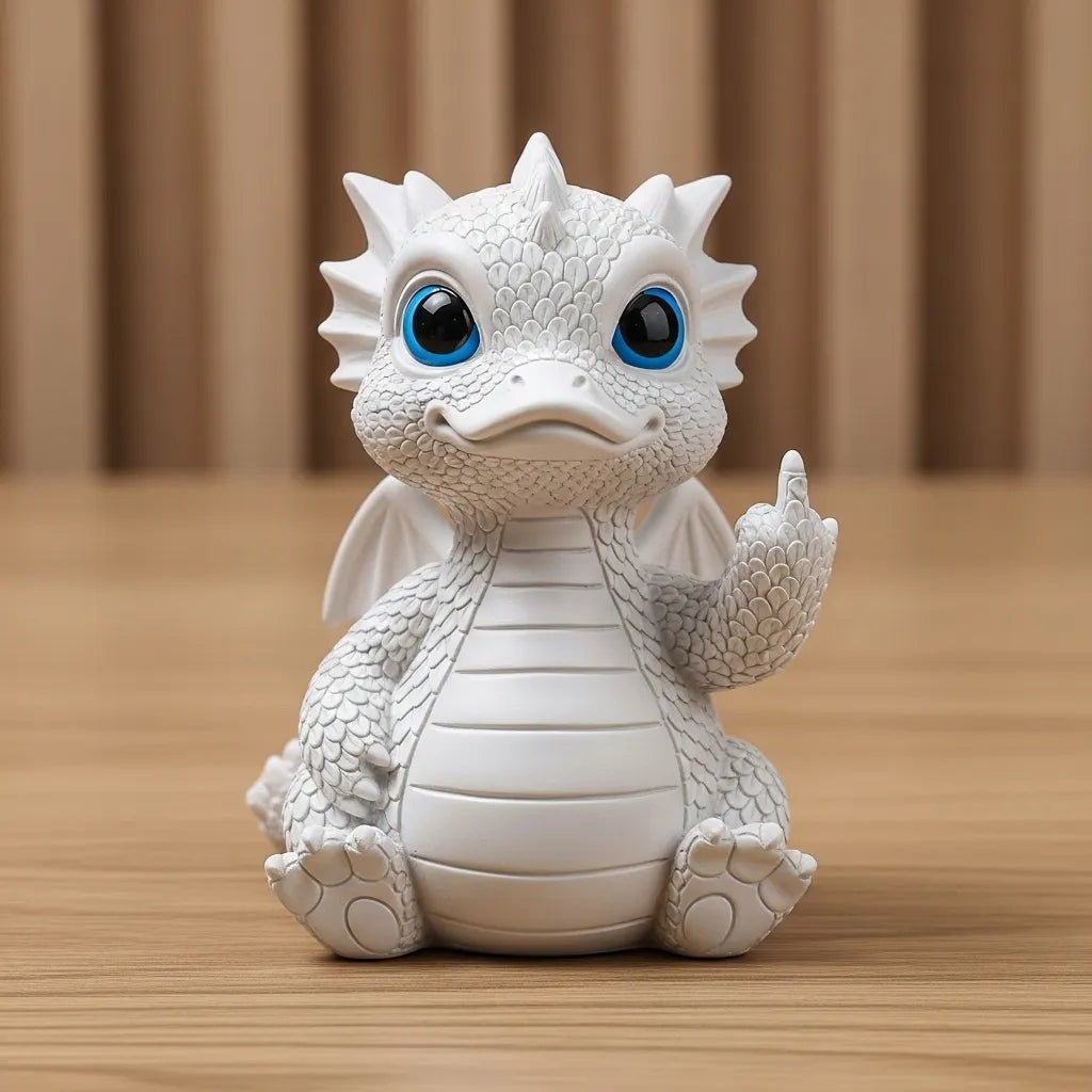 🤣Funny Middle Finger Dragon-Duck Figurine