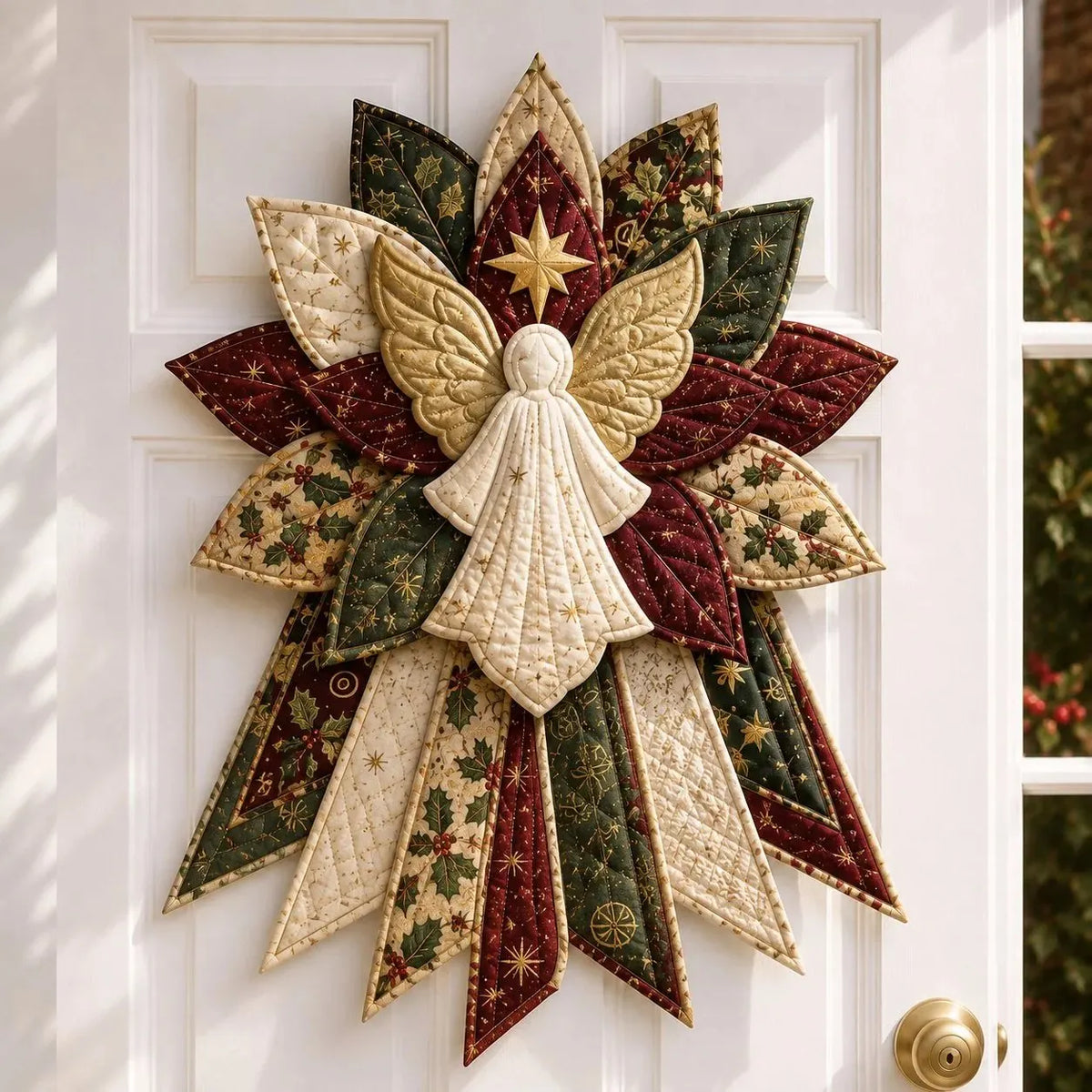 🎉Beginner-Friendly Oversized Christmas Character Quilted Door Hanger Sewing Kit 💕