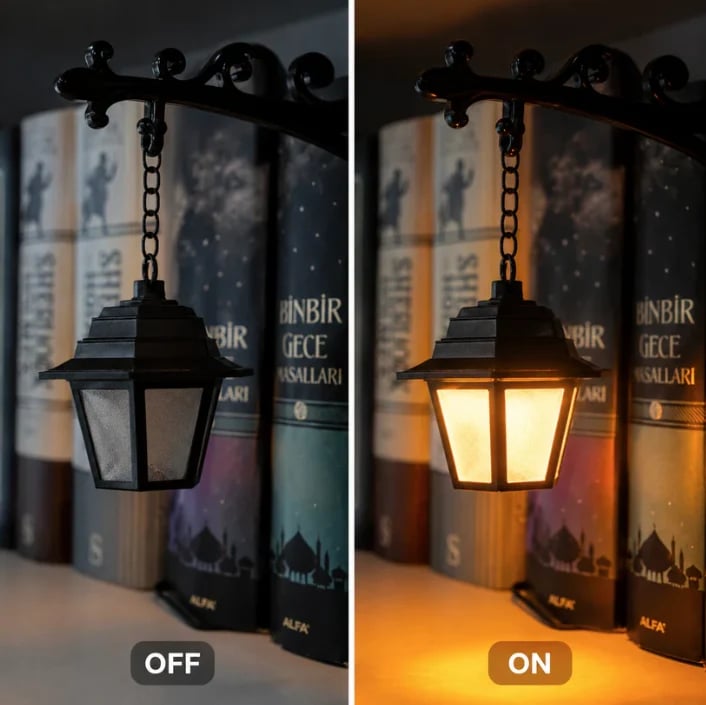 🔥HOT SALE🔥49% OFF📚Library Mini Bookshelf Lantern Lamp | Vintage Hanging LED Light・Book Nook Decor・Clip-On Design