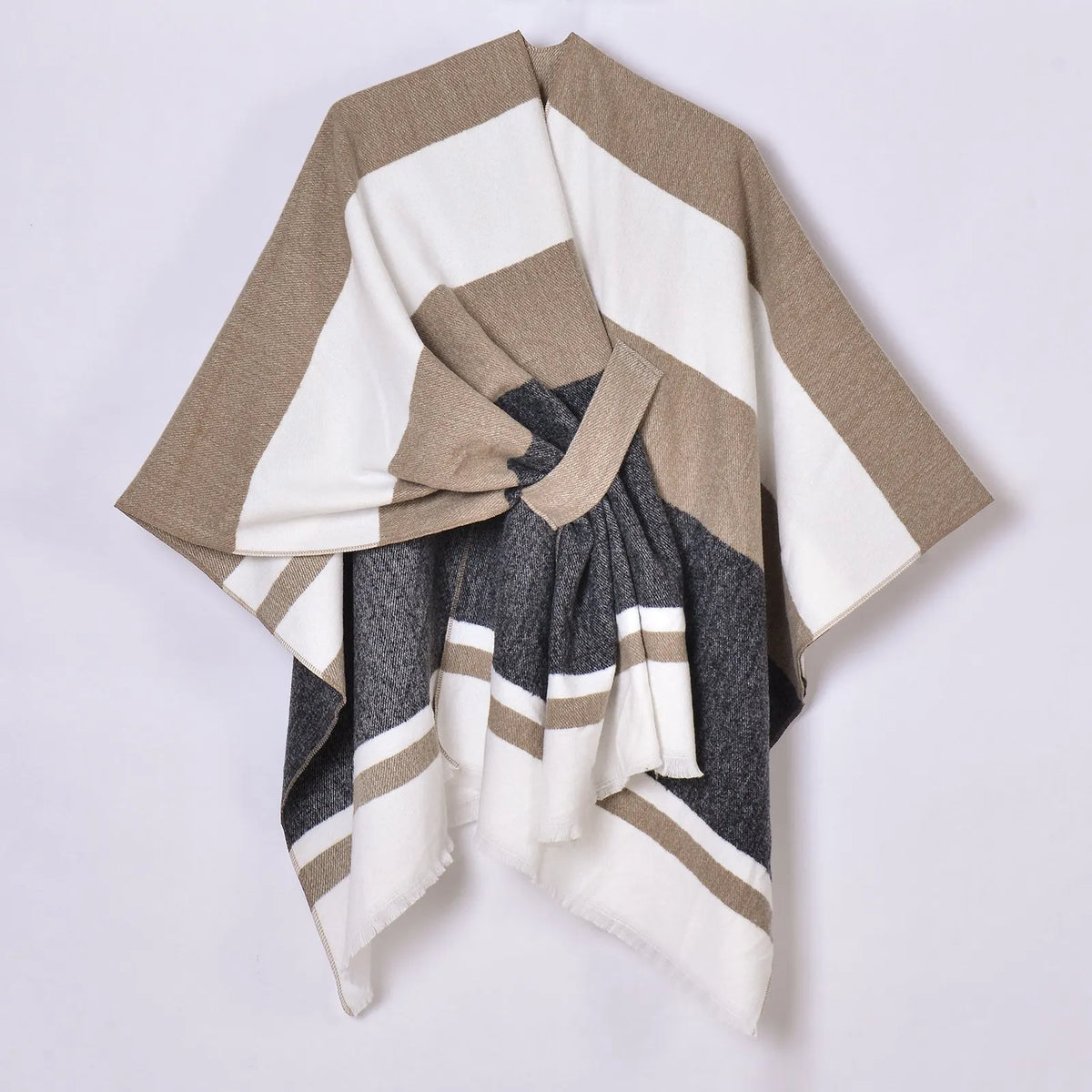 Warm Fringed Shawl Poncho Wrap (BUY 2 FREE SHIPPING)