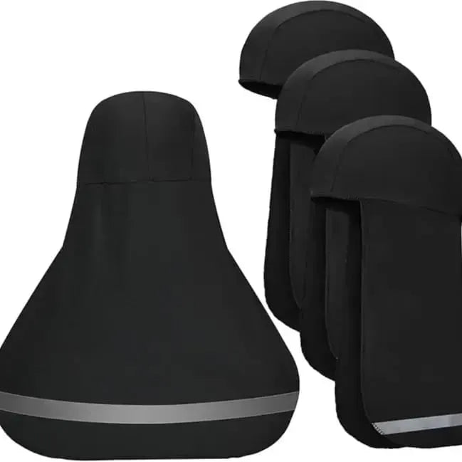 4 Pieces Hard Hat Sun Shade with Neck Flap – Cooling Skull Cap for Outdoor Work, Fishing & Hiking