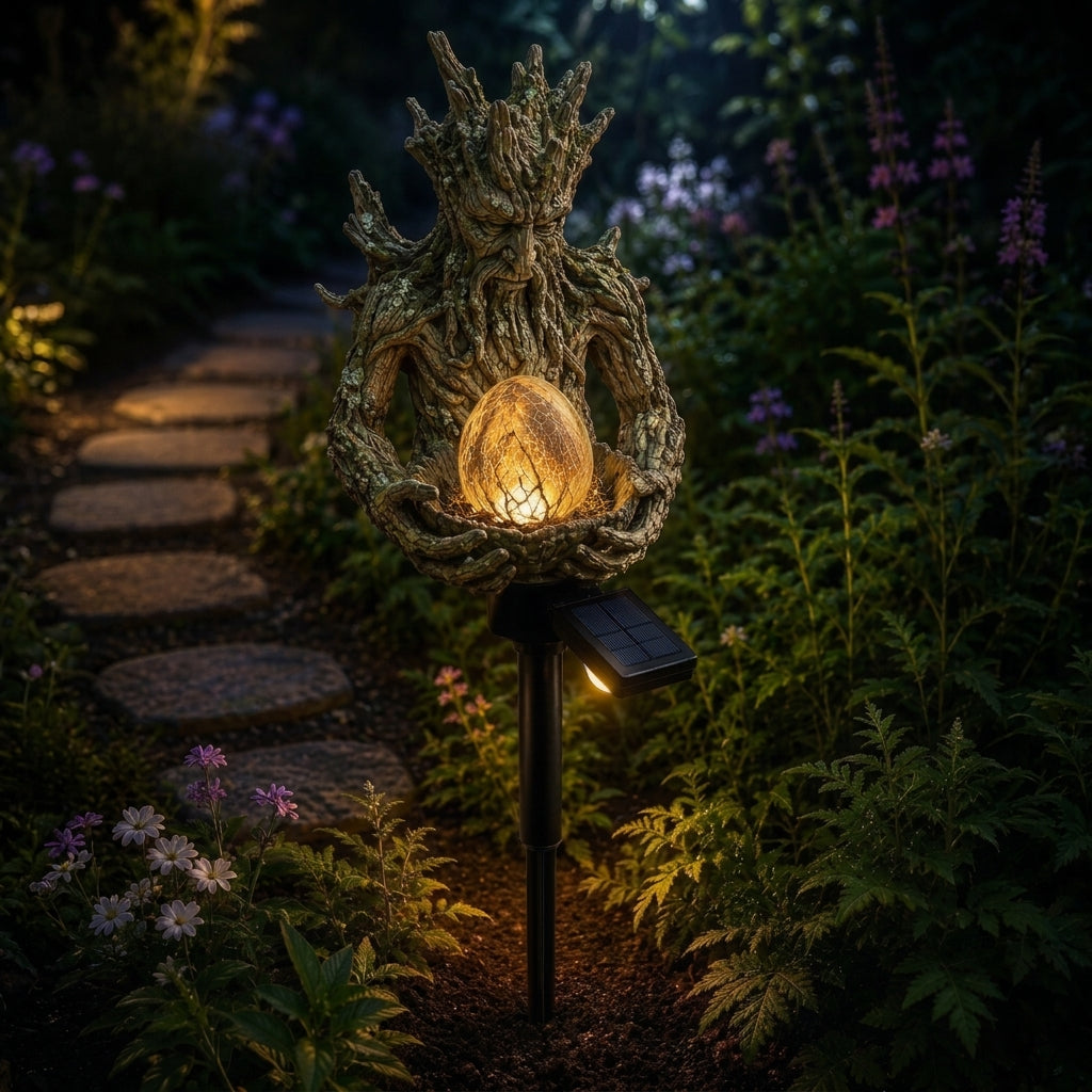 The Guardian of Light – Solar Tree Spirit Garden Lamp