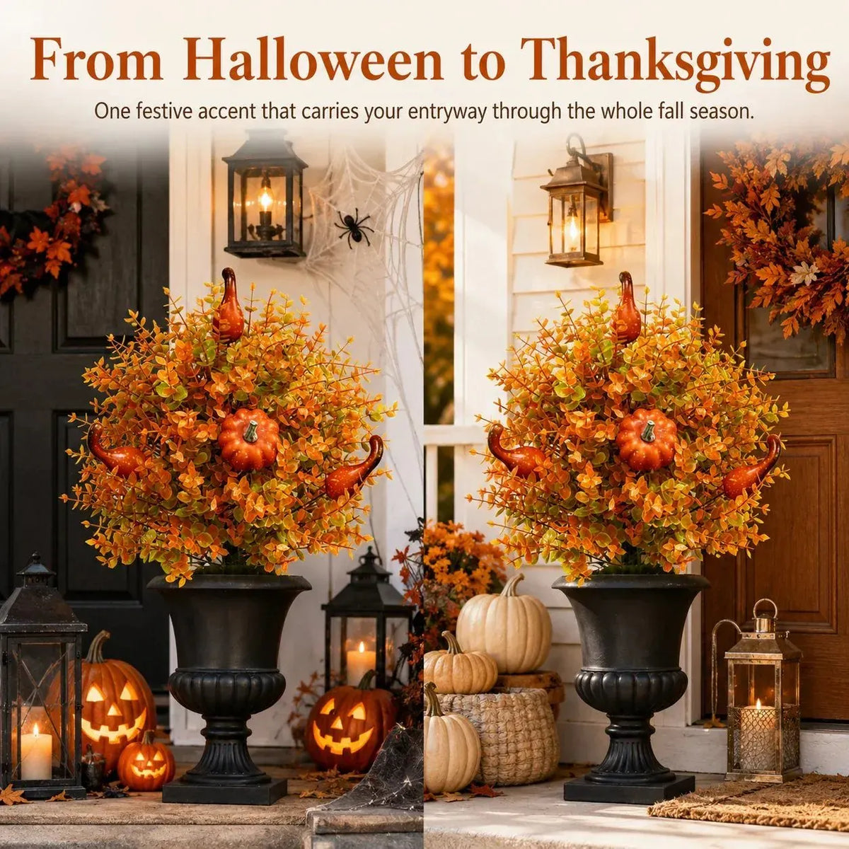 🔥HOT SALE🔥  Artificial Fall Pumpkin Tree Stakes