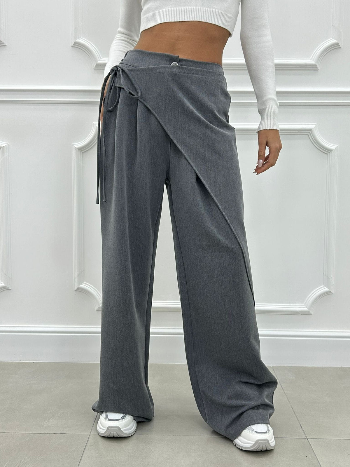 Unique Tie Waist Pants(buy 2 free shipping)