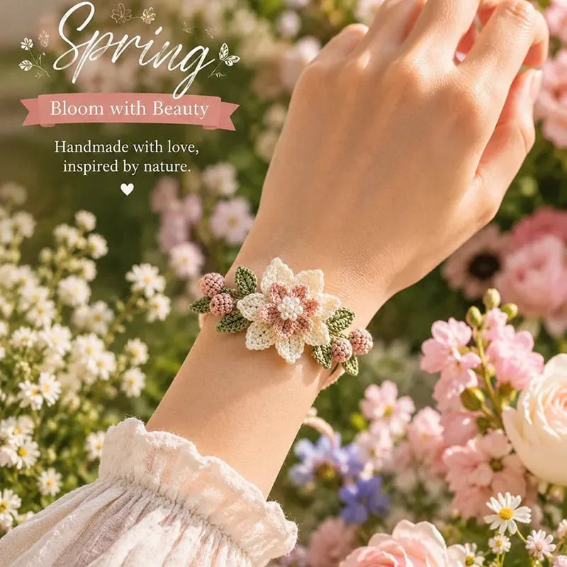 🔥HOT SALE🔥Nature-Inspired DIY Crochet Bracelet Kit