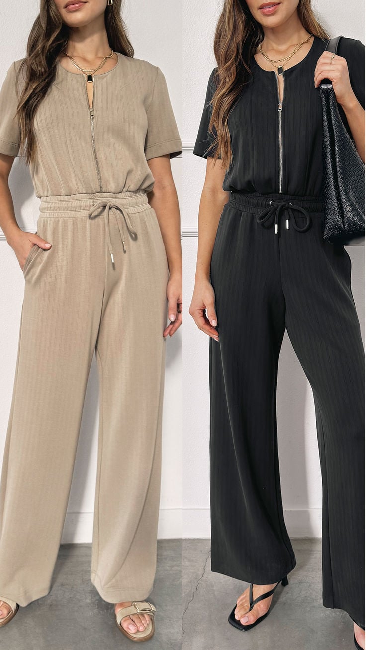 Cellajaneblog Rib Scuba Jumpsuit (Buy 2 Free Shipping)