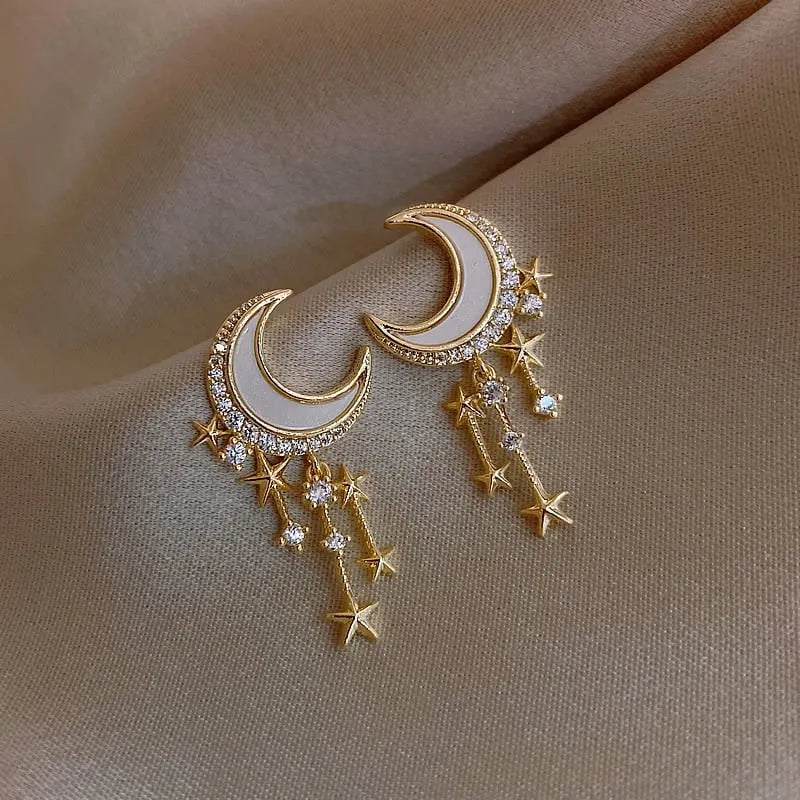 New Fashion Moon Drop Earrings
