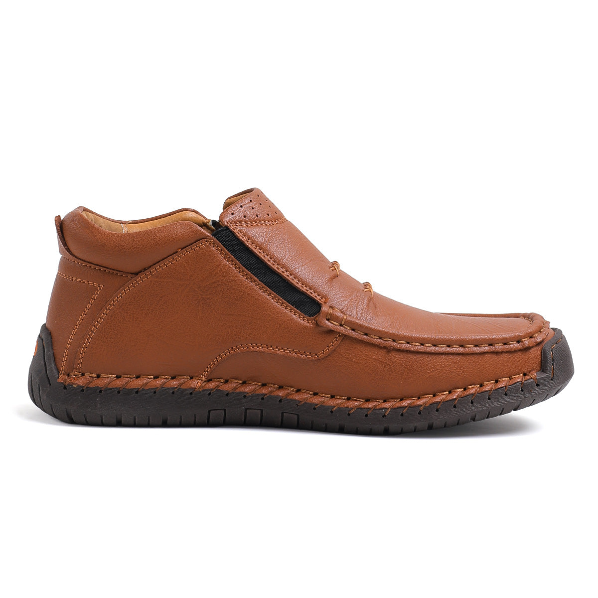 Men’s Handmade Premium Leather Slip-On Driving Boots