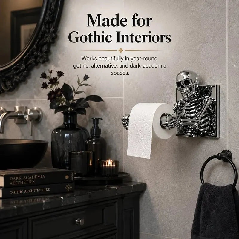 🎉 Skull Toilet Paper Holder(17*18cm)