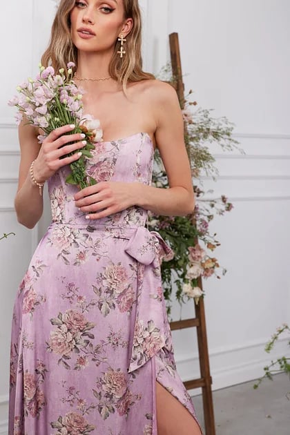 Dress in Lilac Tapestry Rose
