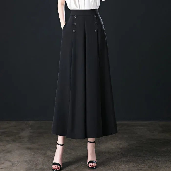 [ Cool and Slim ] Stylish Pleated Wide-leg Pants (buy 2 free shipping)