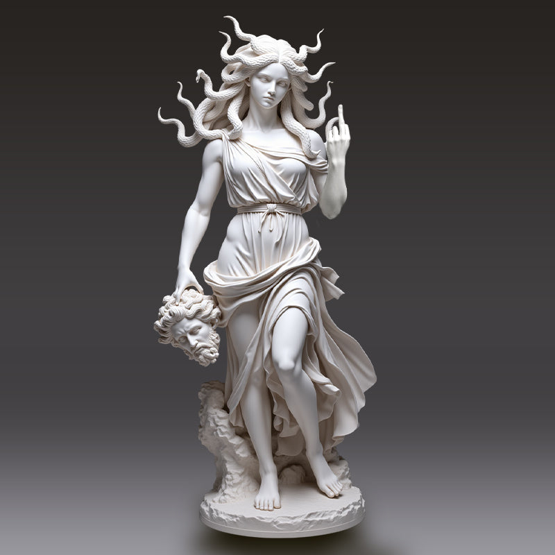 🎨✨🎄 Medusa with Attitude - The original “Talk to the Hand” icon!