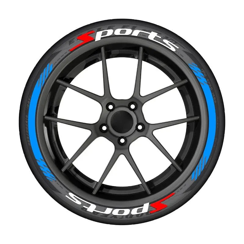 3D Racing Tire Lettering Kit-Suitable for cars and motorcycles