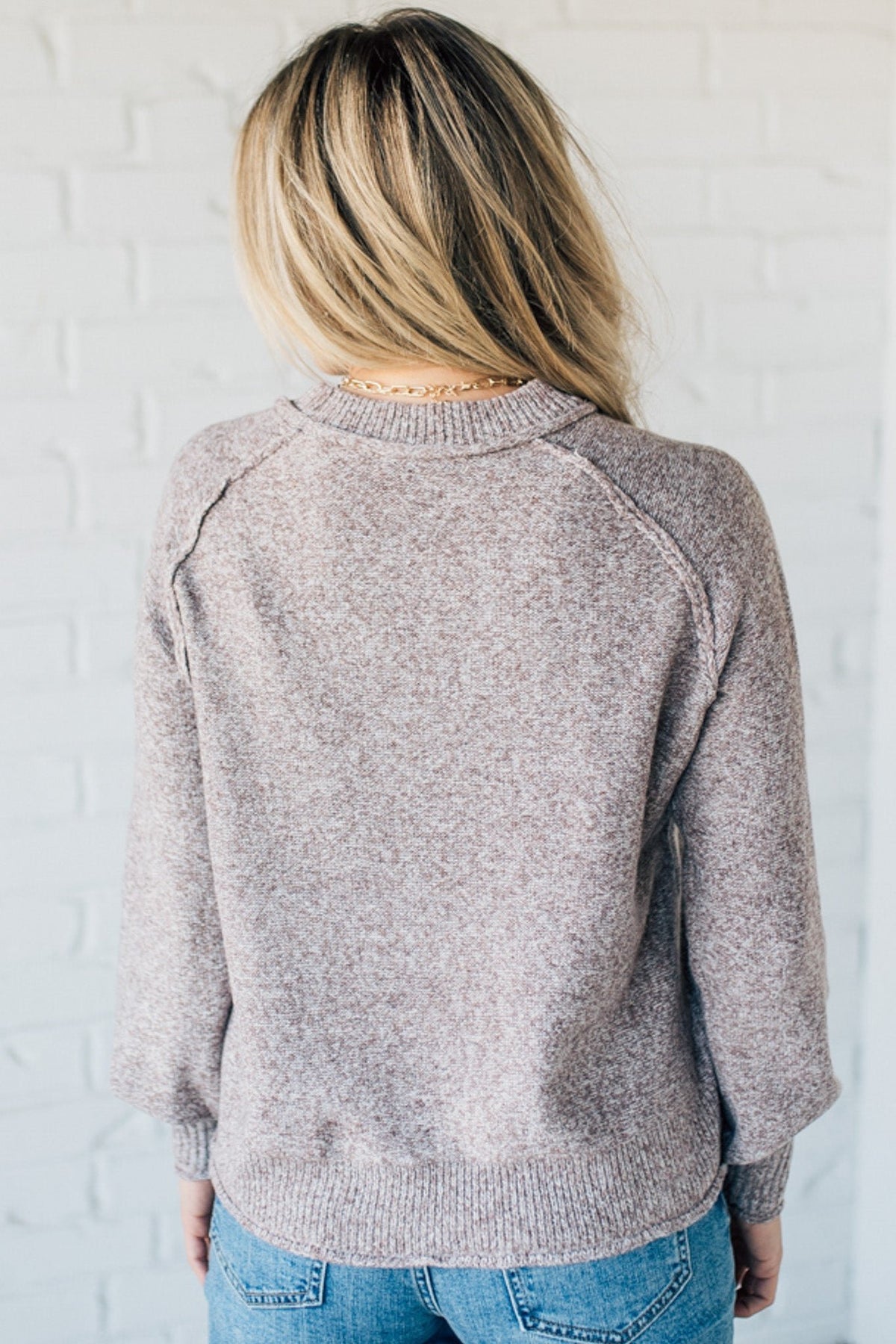 Crewneck Raglan Sweater