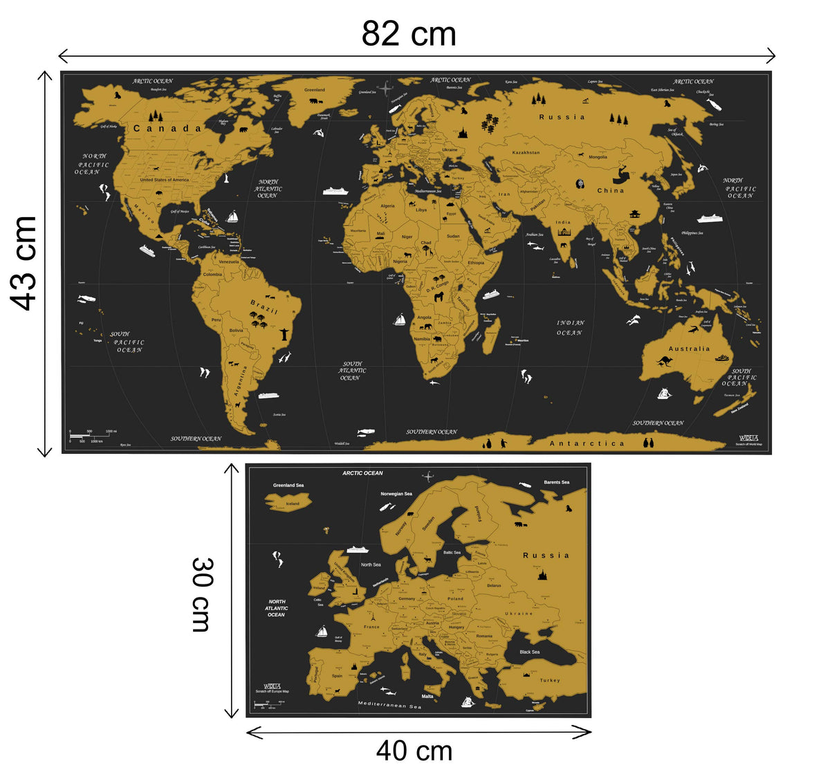 🔥HOT SALE🔥Scratch Map of the World
