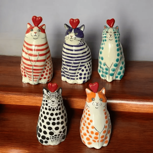 🎉Hand-Painted Cat Vase Collection(🥰Buy 1 Get 1 Free🥰)