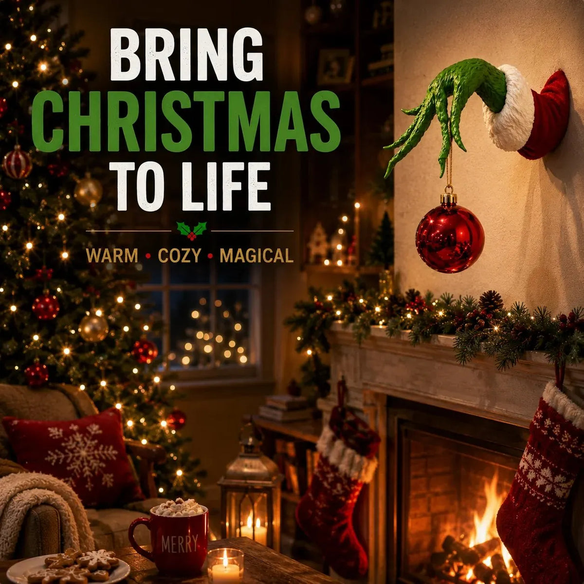 🎉🎄Christmas Ornament Hanger, Home & Festive Party Supplies🎁