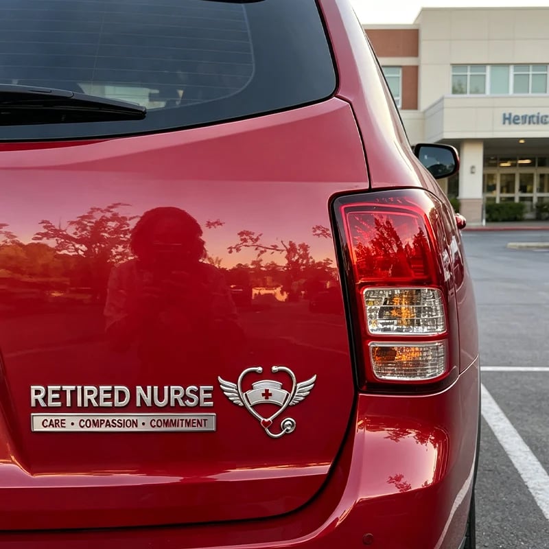 🎉Retired Nurse Metal Car Emblem❤️