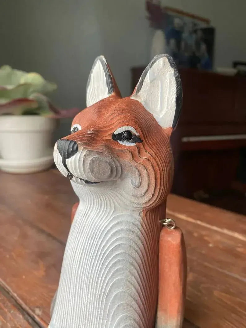🔥LAST DAY 50% OFF - Hand-Carved Wooden Sitting Animal