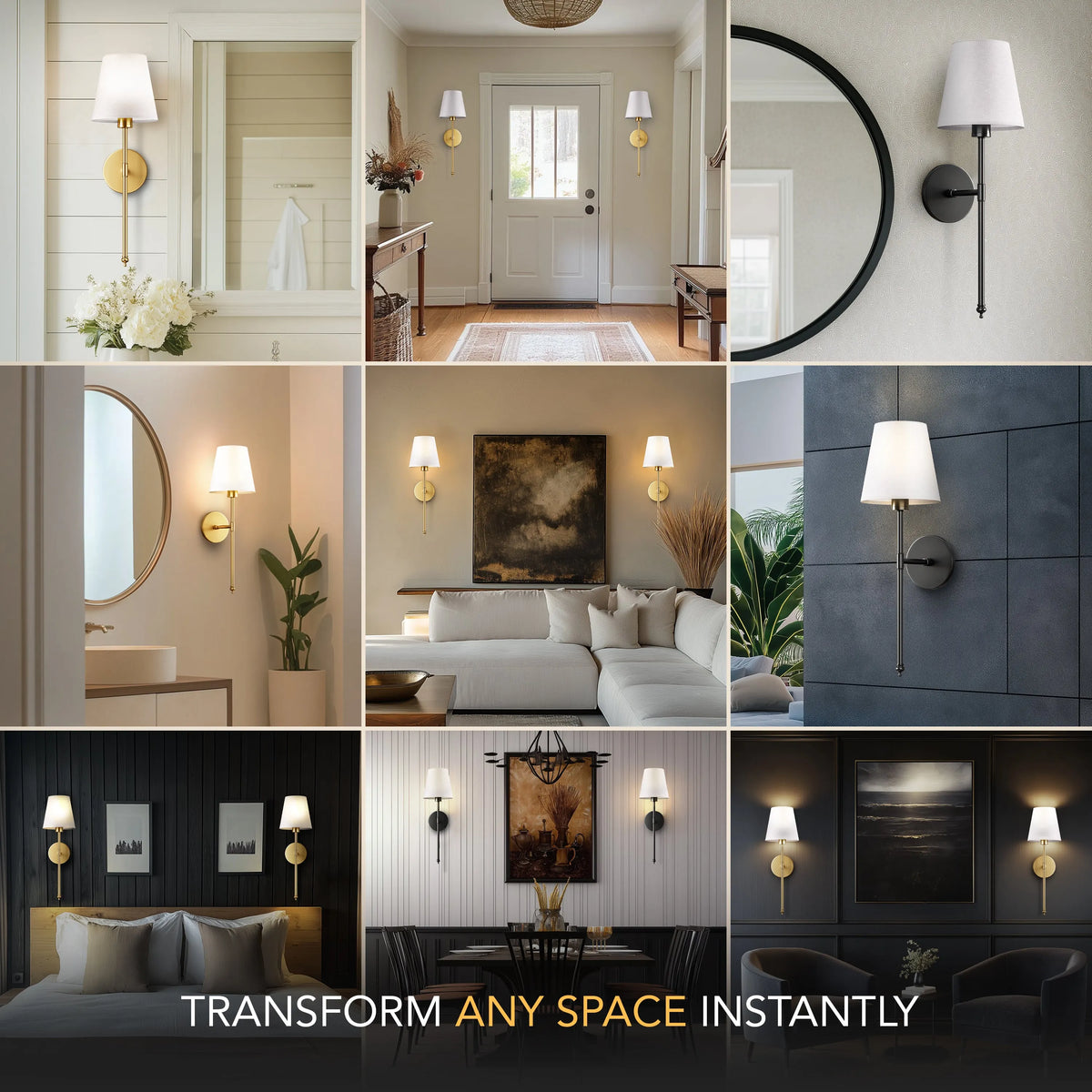 Wireless Wall Sconces